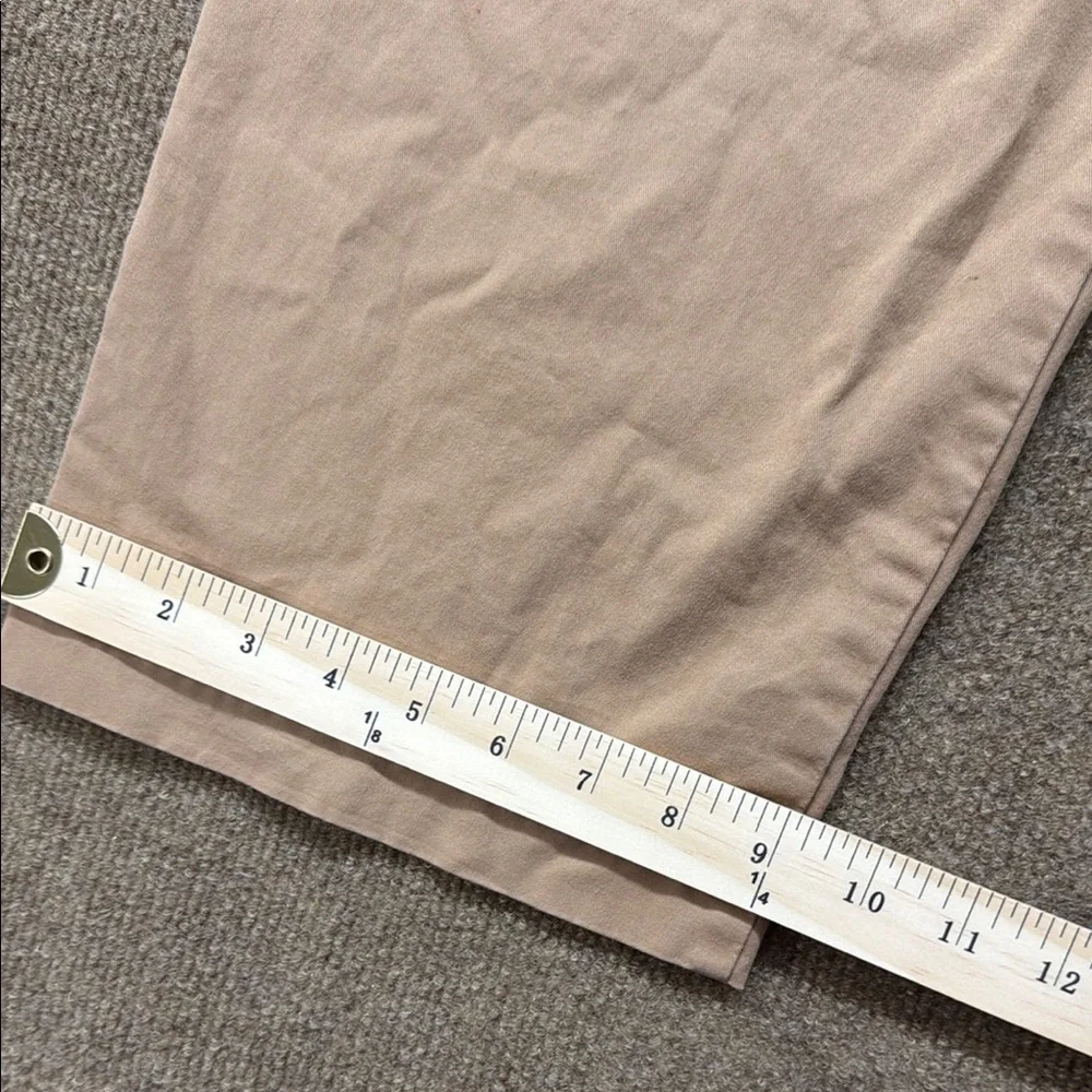 BOSS Hugo Boss Stretch Chino Pants Mens 38R 38x32 Tan Trouser Flat Front